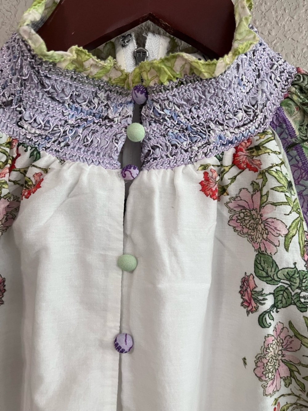 Alice + Olivia Lavinia Tiered Floral Print Mini Dress - Picture 8 of 16